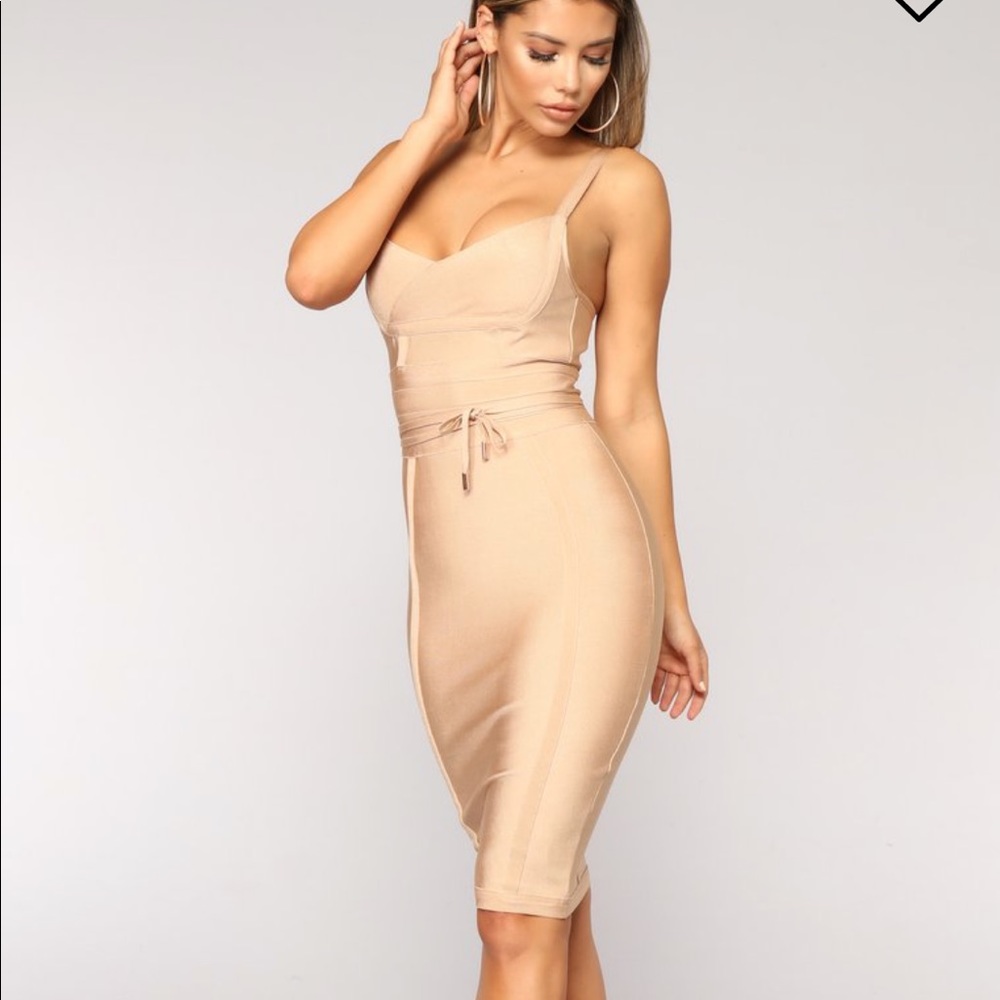 Nude Bandage Dress